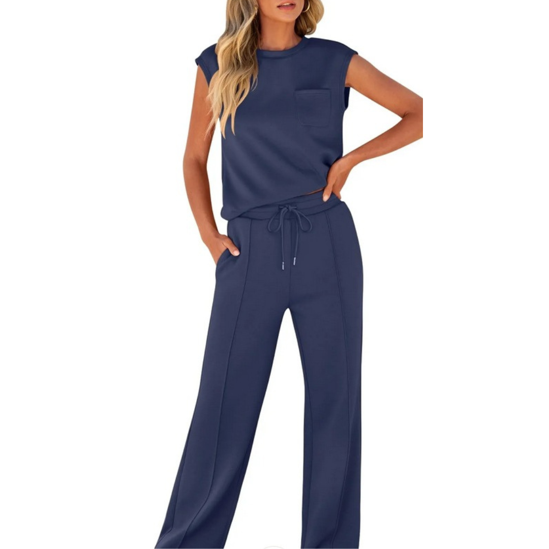 Foria – Casual Sleeveless Drawstring Set