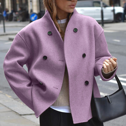 BINI™ - Cozy Long Sleeve Stand Collar Jacket
