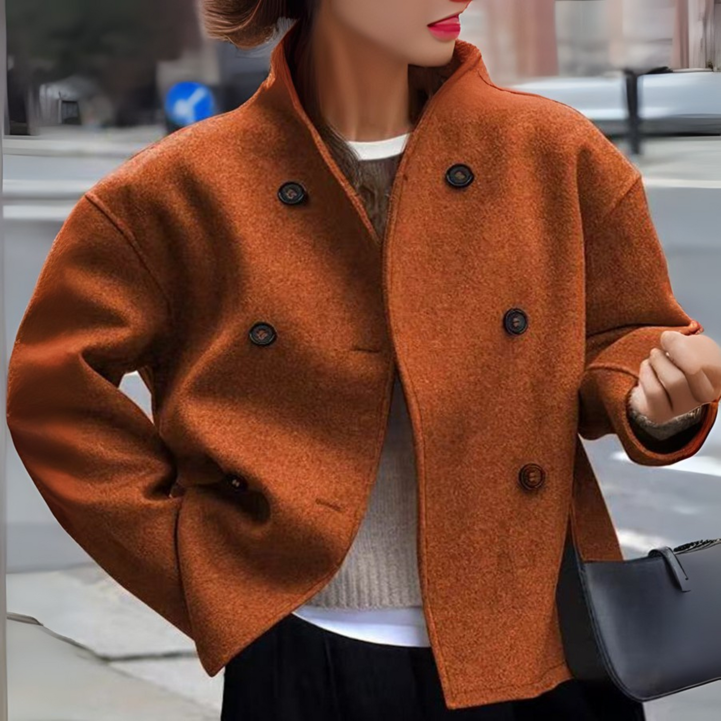 BINI™ - Cozy Long Sleeve Stand Collar Jacket